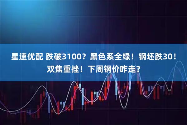星速优配 跌破3100？黑色系全绿！钢坯跌30！双焦重挫！下周钢价咋走？