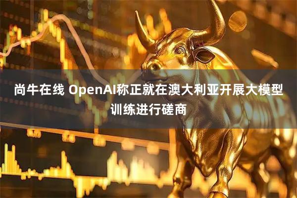 尚牛在线 OpenAI称正就在澳大利亚开展大模型训练进行磋商